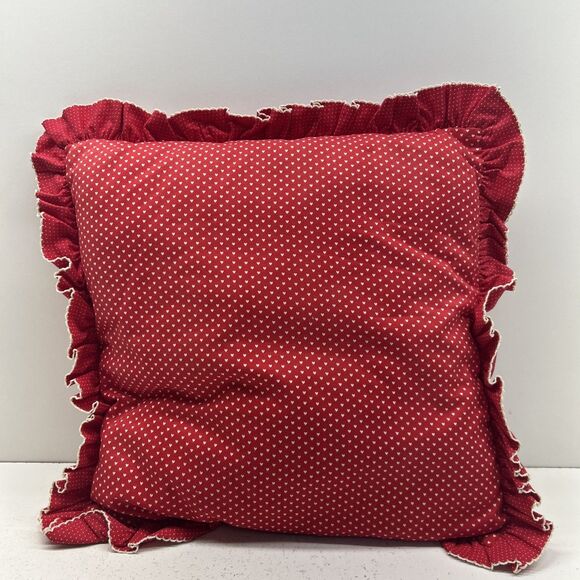 Vintage Cranston Very Important Bears (V.I.B) Family Throw Pillow W/ Ruffles - Picture 2 of 5